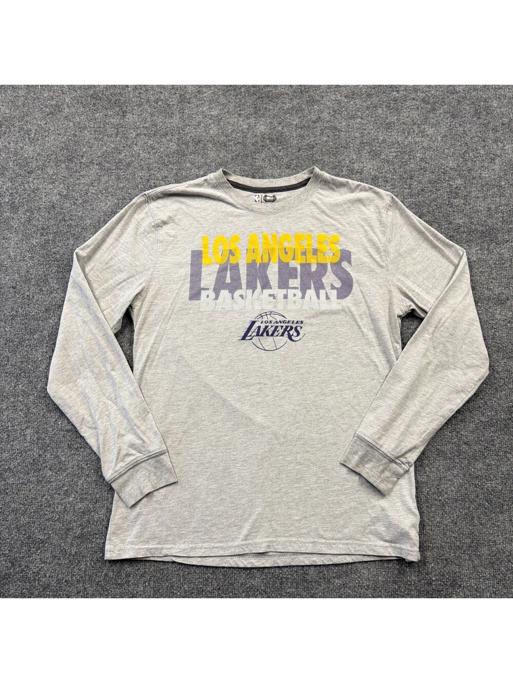 Nba Ultra Game Size Large Men’s T-Shirt Los Angeles Lakers Grey